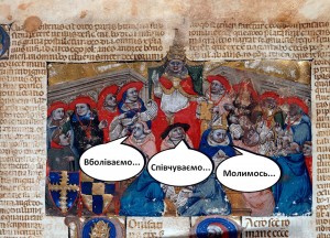 Create meme: manuscript, the middle ages, miniatures of the middle ages