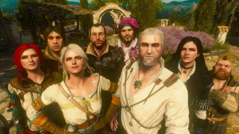 Create meme: the witcher game characters, the game the Witcher, game the Witcher 3 wild hunt