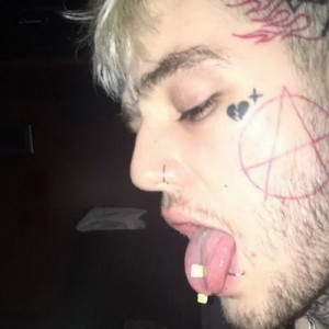 Создать мем: r i p lil peep, lil peep