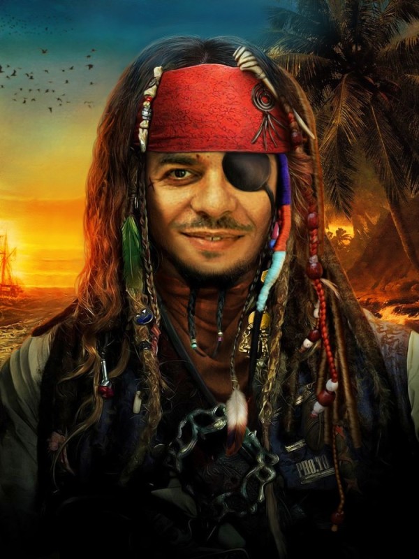 Создать мем: джек воробей, пираты карибского моря cover, пираты карибского