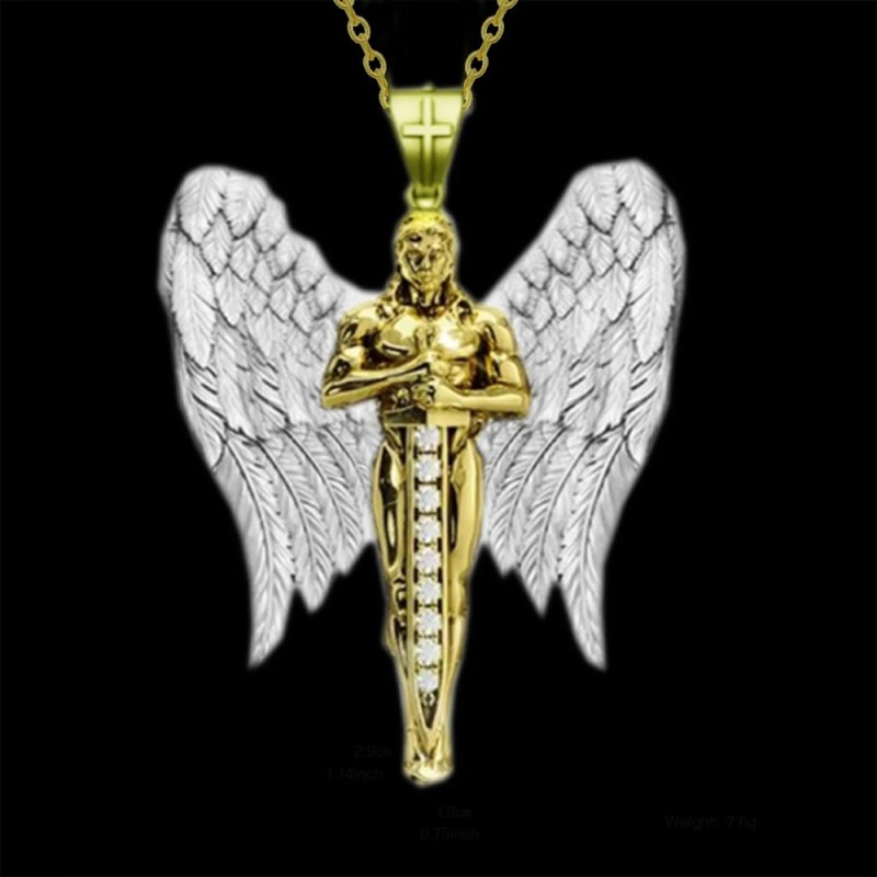 Create meme: golden angel pendant, angel pendant, angel gold pendant