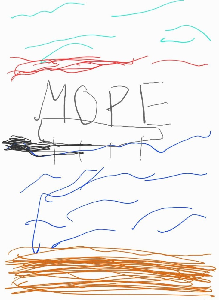 Create meme: figure , draw the sea with a pencil, The sea with a pencil for beginners