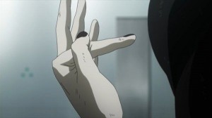 Create meme: Tokyo ghoul, Anime, gif kaneki finger