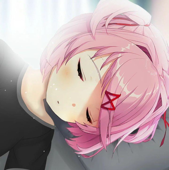 Create meme: natsuki, natsuki exit, doki doki