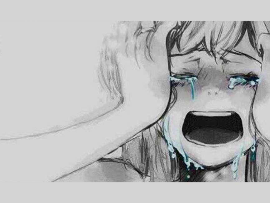 crying anime girl Blank Template - Imgflip