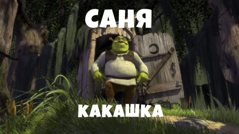 Create meme: Shrek comes out of the toilet, Shrek in the swamp, Shrek 