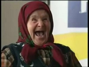 Create meme: buranovskie babushki, grandmother laughs, grandma laughs