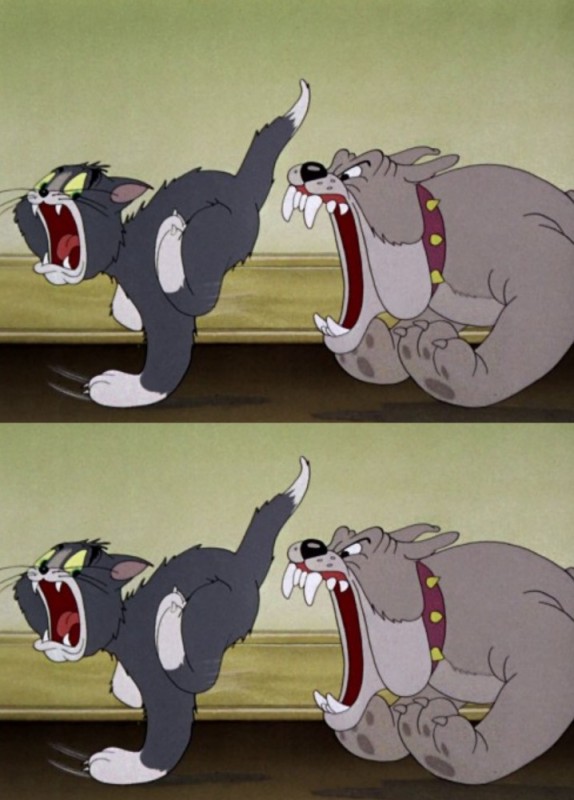 Create meme: Tom and Jerry , Spike from Tom and Jerry 1950, Tom and Jerry Dog Trouble episode 5