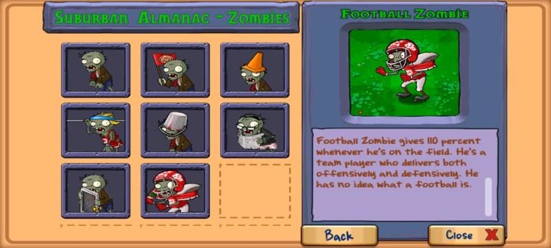 Create meme: Plants vs Zombies Almanac, Plants vs zombies The Zombie Almanac, plants vs zombies game