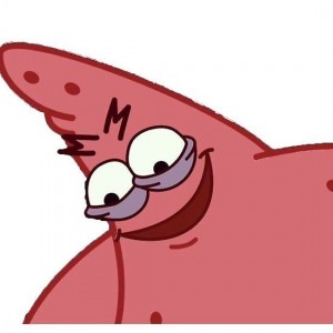 Create meme: Patrick star, stoned Patrick, Patrick