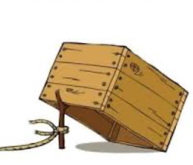 Create meme: a trap with a box, a trap box and a stick, trap figure