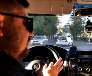 Create meme: car, auto, Behind the wheel