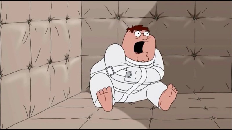 Create meme: Peter Griffin is in a mental hospital, Peter Griffin , the griffins 