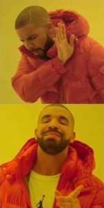 Create meme: meme drake, meme Timothy, meme Drake
