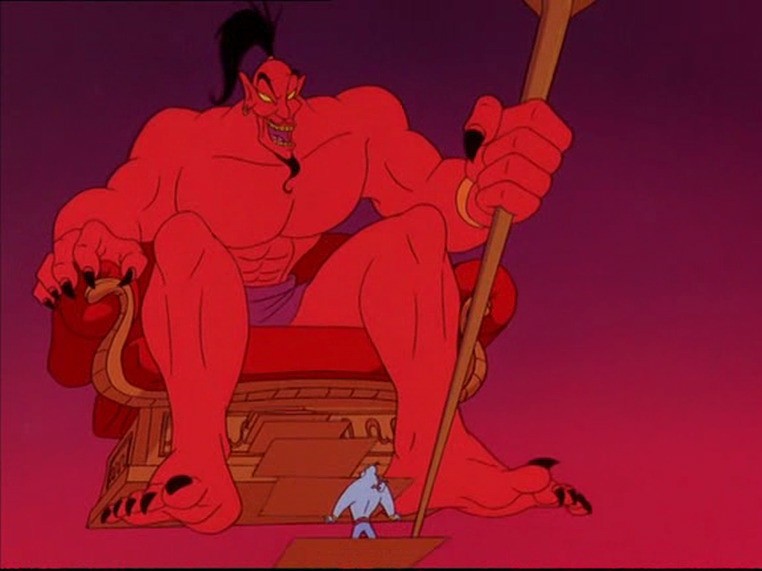 #Aladdin the return of Jafar Genie. 