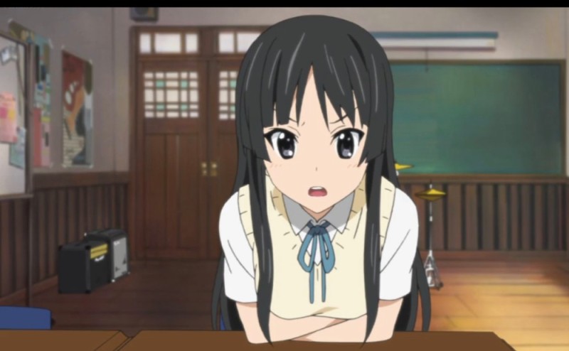 Create meme: mio akiyama , Mio Keyon is small, keyon anime