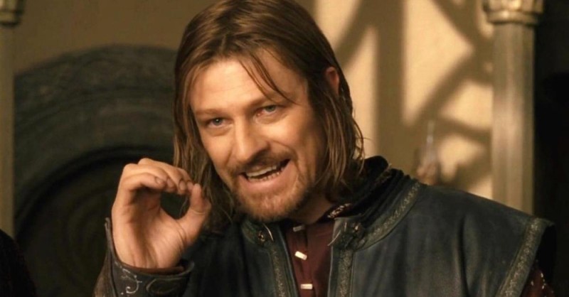 Create meme: Boromir meme , meme Lord of the rings Boromir, Sean bean Boromir