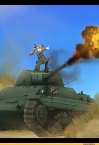 Create meme: chi-nu ii war thunder, battle simulator, tank attack