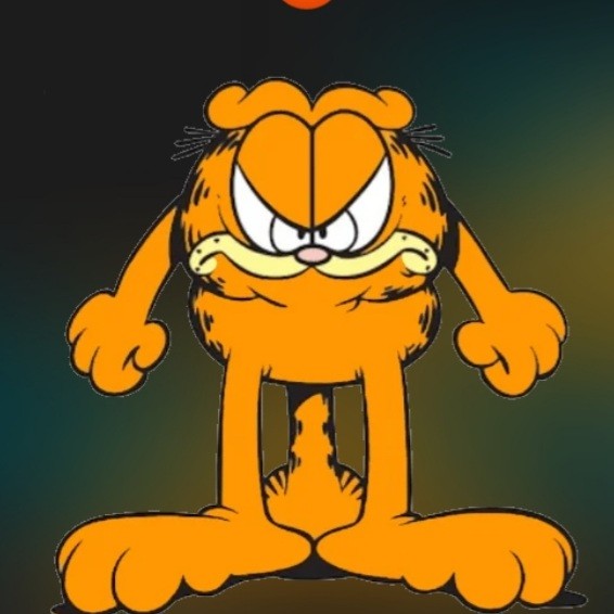 Create meme: Garfield , garfield smile, garfield 