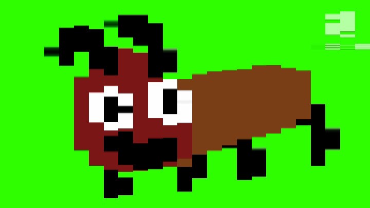 Create meme: cow pixel, anime, mud game