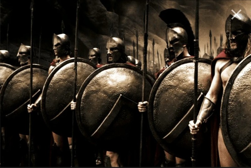 Create meme: king Leonidas the 300 Spartans, Spartans 300, 300 Spartans shield