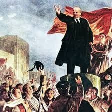 Создать мем: октябрь 1917, ленин выступление, октябрьская революция