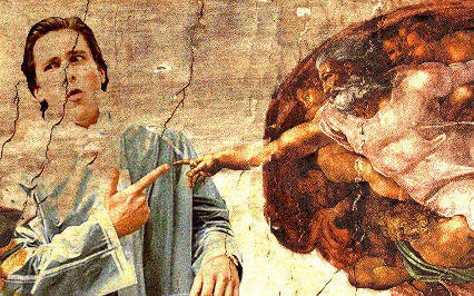 Создать мем: леонардо да винчи, микеланджело сотворение адама, микеланджело