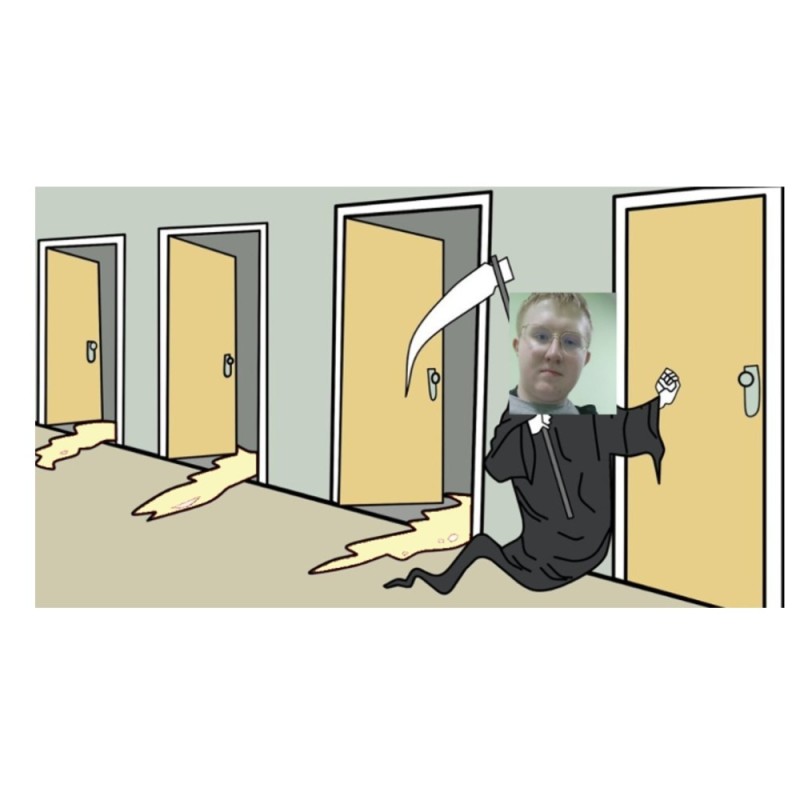 Create meme: meme death, the door , the door meme