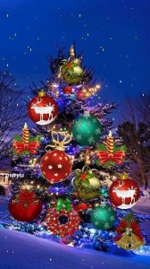 Создать мем: поздравления с наступающим новым годом, красивые открытки с новым годом, красивая новогодняя елка