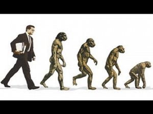 Создать мем: теория эволюции, эволюция человека от обезьяны, эволюция человека будущая эволюция