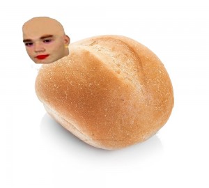 Создать мем: хлеб свежий, хлеб, булочка французская