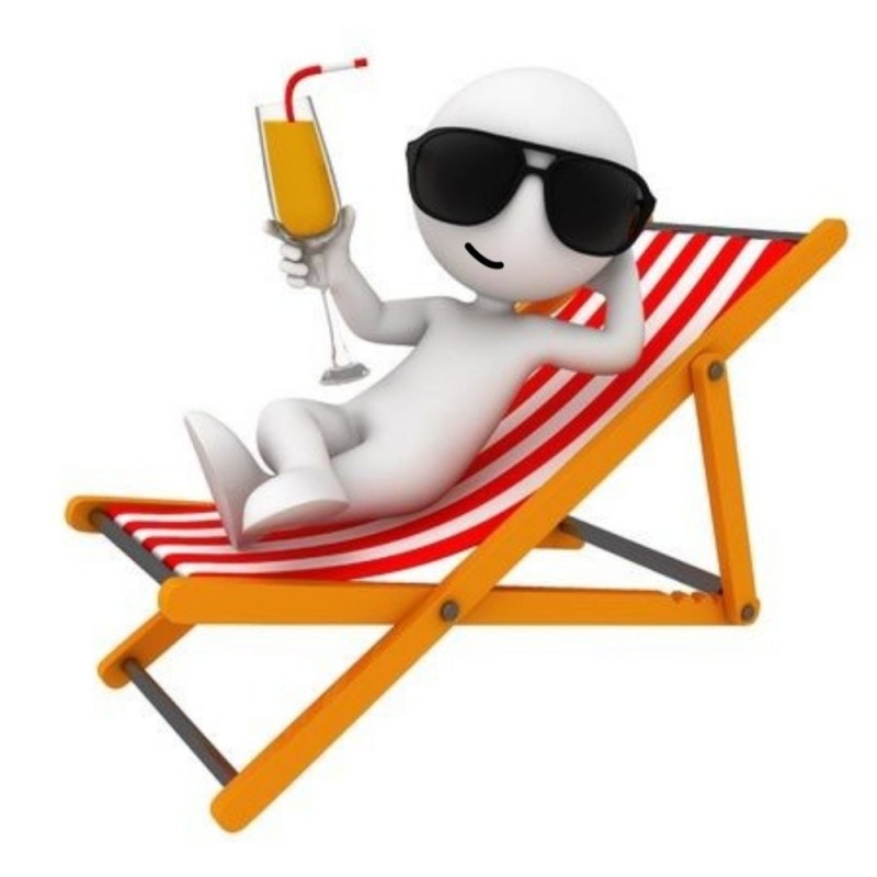 Create meme: a man on vacation, the resting man, man on a sun lounger