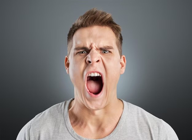 Create meme: anger , emotion anger , the man screams