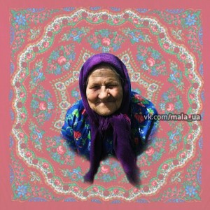 Create meme: risovac, grandma, A typical grandmother