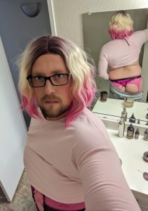 Создать мем: sexy, hair, pink hair man