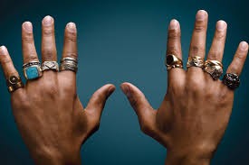 Создать мем: ношение колец, на каком пальце носить кольцо мужчине, модные кольца