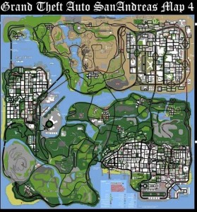 Create meme: city map, grand theft auto 5, mapa