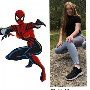 Создать мем: человек паук детский, герой человек паук, девушка-паук
