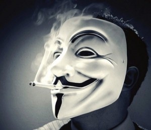 Создать мем: человек, анонимус, маска анонимуса