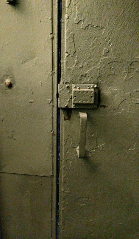 Create meme: garage door lock, prison crosses, prison 