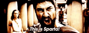 Create meme: this is madness, this is Sparta, this is sparta gif