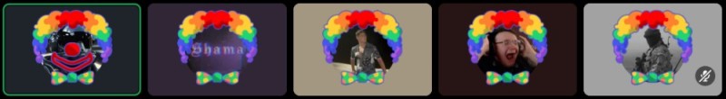 Создать мем: клоунский парик для фотошопа, парик клоуна без фона, радуга клипарт