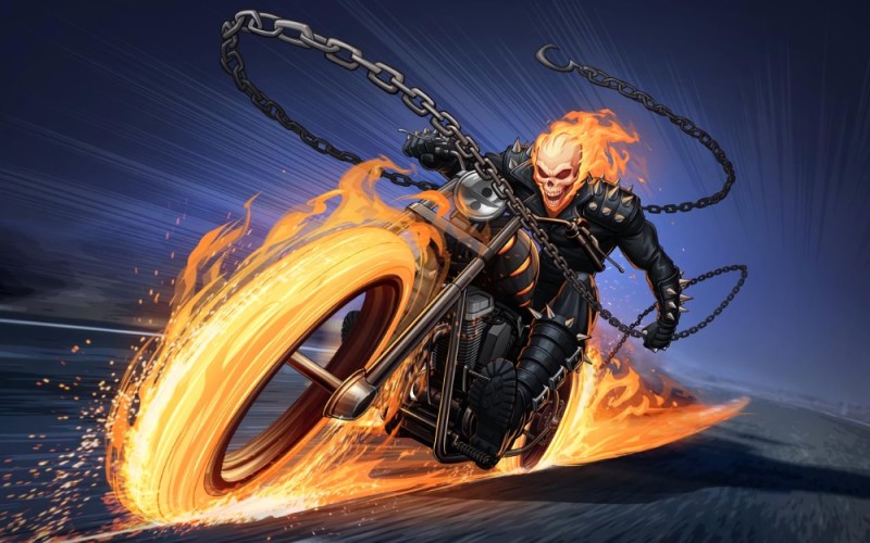 Create meme: Ghost rider art, Ghost rider comic, Ghost rider poster