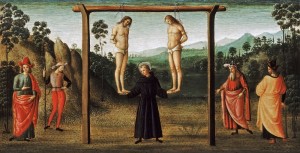 Create meme: Perugino the baptism of Christ, Raphael's death pictures, Raphael