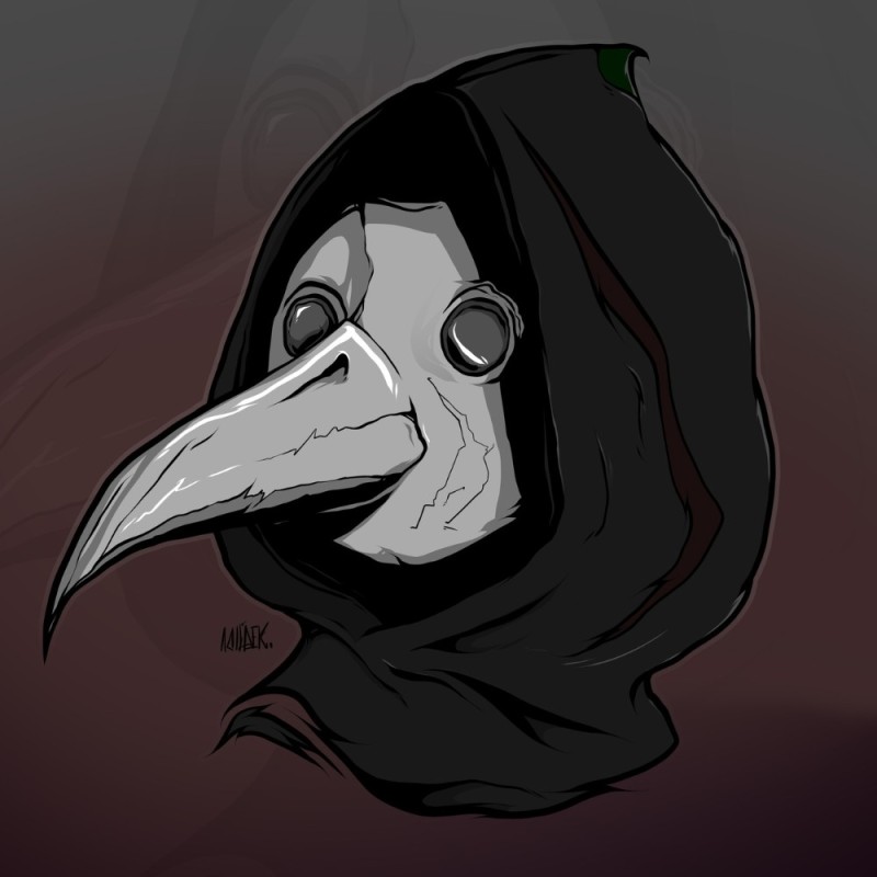 Создать мем: чумной доктор стикеры, чумной доктор арт, plague doctor