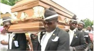 Create meme: the funeral of a Negro funeral, African dance funeral, the coffin funeral