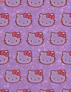 Создать мем: обой на телефон, человек, hello kitty