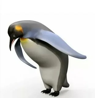 Create meme: penguin meme, the penguin bows meme, penguin 
