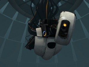 Create meme: glados