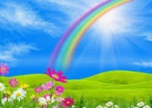 Создать мем: радуга природа, цвета в радуге, красивый фон радуга вертикальный